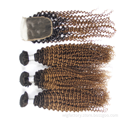 Real from China human hair,wholesale prices deep curly human hair, donor vendor 12a  unprocessed colored bundles